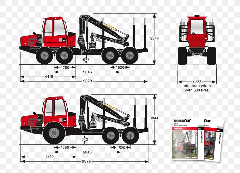 Komatsu Limited Forklift Machine Forwarder Engine, PNG, 810x592px, Komatsu Limited, Automotive Exterior, Automotive Tire, Brand, Car Download Free