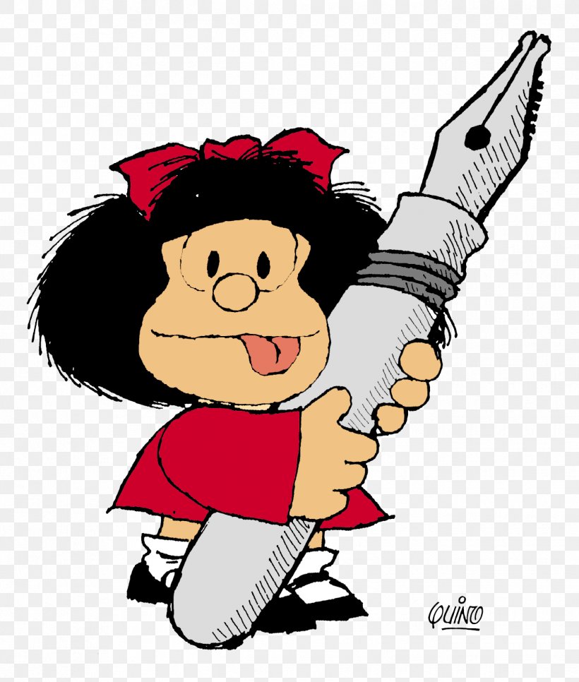 Mafalda Drawing Comics Comic Strip, PNG, 1348x1589px, Watercolor, Cartoon, Flower, Frame, Heart Download Free