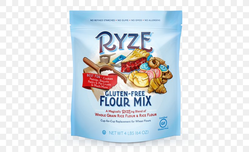 Breakfast Cereal Flour Gluten-free Diet Rice, PNG, 500x500px, Breakfast Cereal, Baking, Biscuit, Biscuits, Bread Download Free