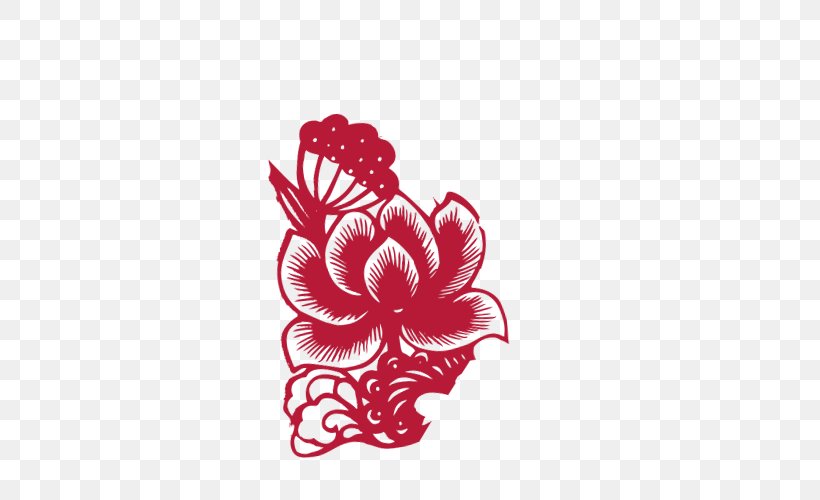 China Chinese Paper Cutting Papercutting, PNG, 500x500px, China, Art, Chinese Paper Cutting, Floral Design, Floristry Download Free