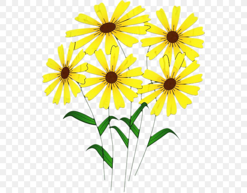 Summer Flower Background, PNG, 540x639px, Line Art, Blackeyed Susan, Cartoon, Chamomile, Cut Flowers Download Free