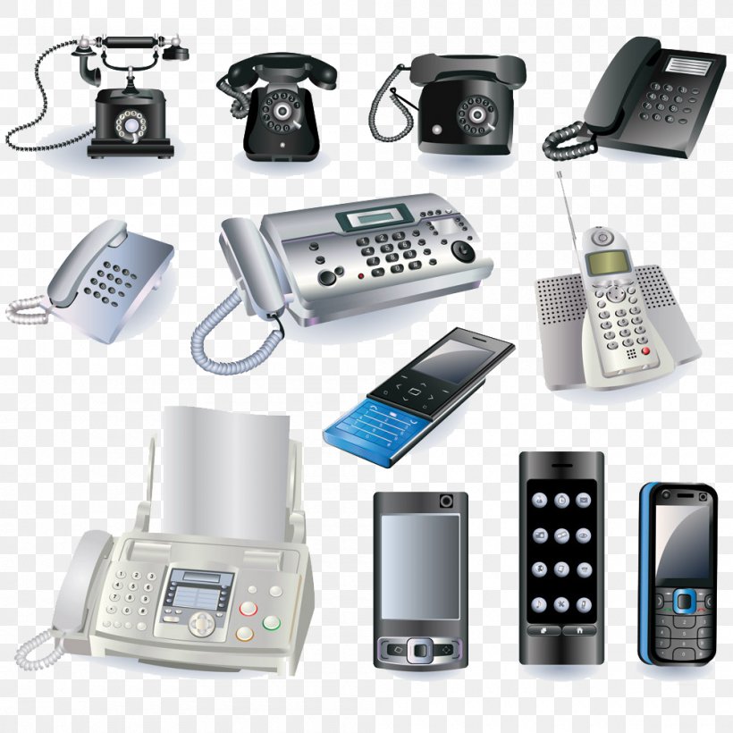 Mobile Phone Telephone Royalty-free Phone Theme, PNG, 1000x1000px, Mobile Phone, Cellular Network, Communication, Corded Phone, Electronic Device Download Free