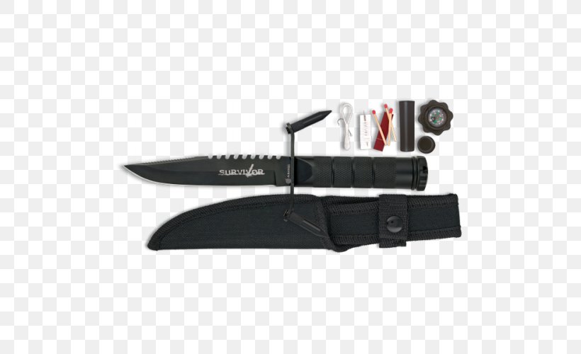 Survival Knife Martinez Albainox, S.L.U. Survival Skills Mora Knife, PNG, 500x500px, Knife, Blade, Cleaver, Cold Weapon, Combat Download Free