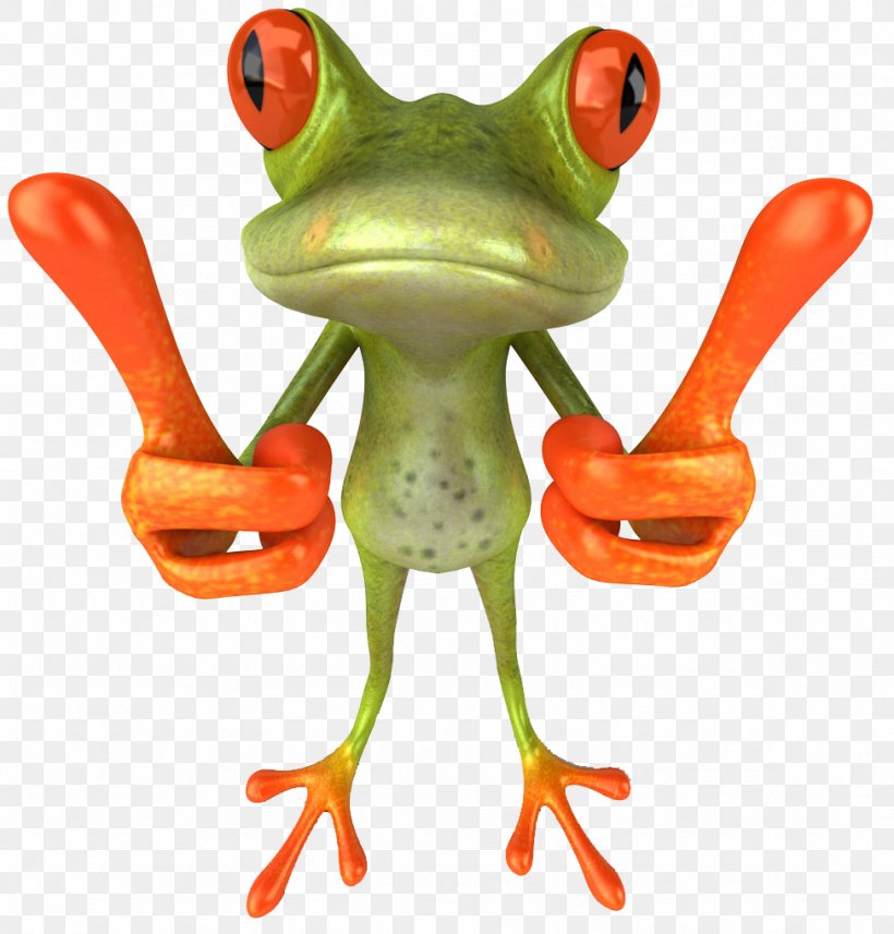 Tree Frog Amphibian Thumb Signal Clip Art, PNG, 974x1018px, Frog, Amphibian, Animal Figure, Green And Golden Bell Frog, Organism Download Free