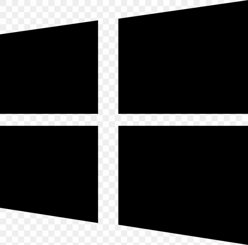 Black & White Logo Computer Software Microsoft, PNG, 980x966px, Black White, Black, Black And White, Brand, Computer Software Download Free