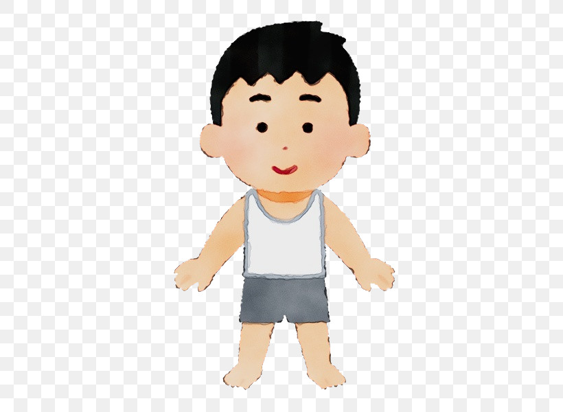 Cartoon Child Standing Gesture Animation, PNG, 420x600px, Watercolor,  Animation, Black Hair, Cartoon, Child Download Free