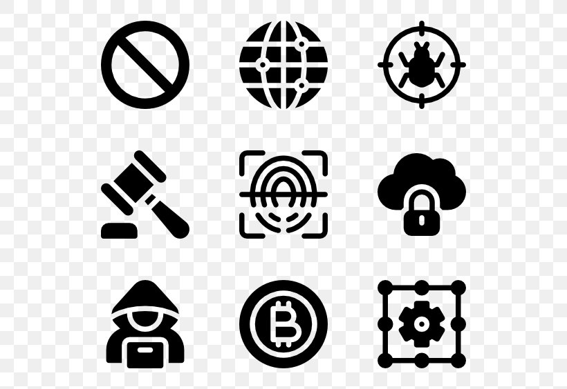 Icons Hacker, PNG, 600x564px, Number, Area, Black, Black And White, Brand Download Free