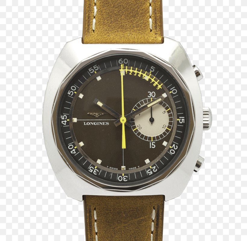 Watch Strap Longines Wittnauer Chronograph, PNG, 800x800px, Watch, Brand, Chronograph, Cushion, Longines Download Free