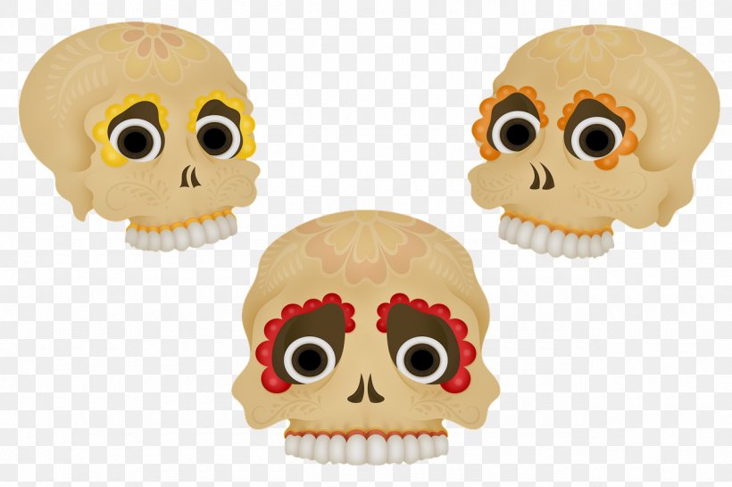 Day Of The Dead Skull, PNG, 1280x853px, Skull, Animation, Bone, Calavera, Chin Download Free