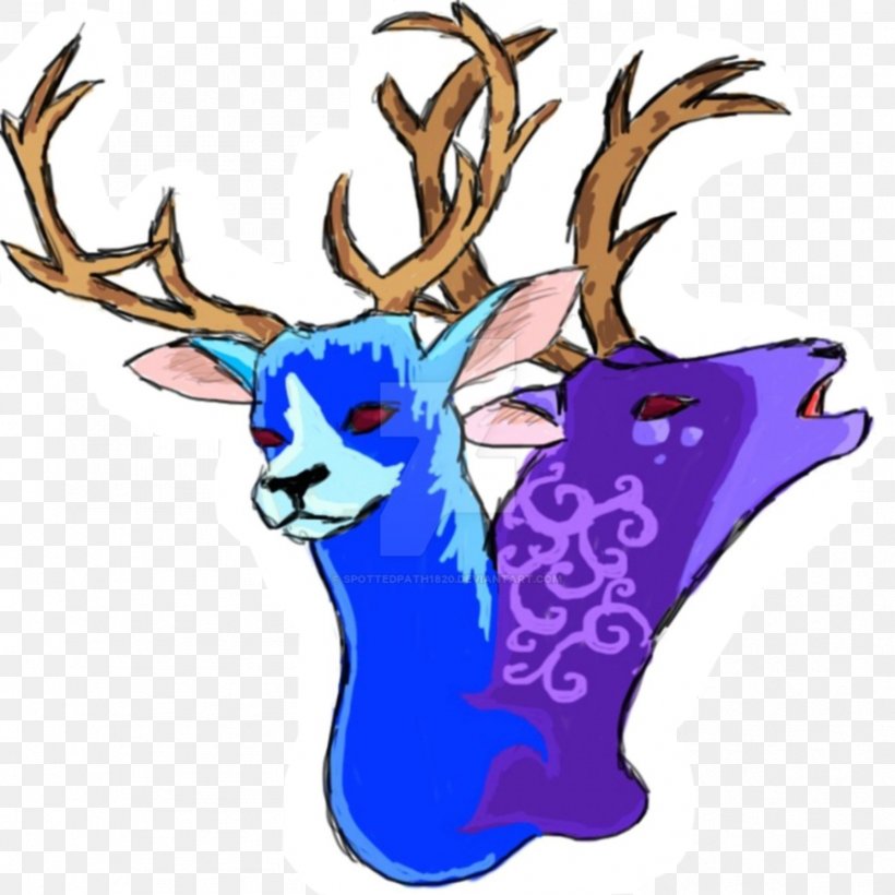 Reindeer Antler Cobalt Blue Clip Art, PNG, 894x894px, Reindeer, Antler, Art, Artwork, Blue Download Free