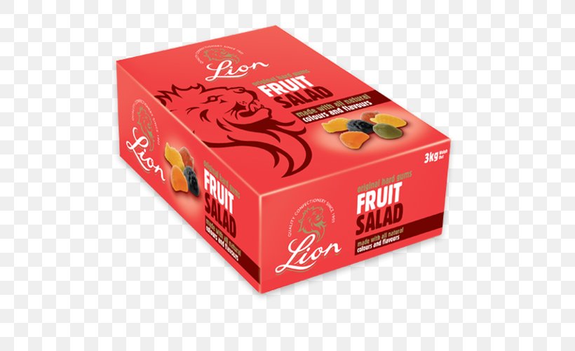 Chewing Gum Fruit Salad Lion Midget Gems Wine Gum, PNG, 500x500px, Chewing Gum, Box, Candy, Carton, Confectionery Store Download Free