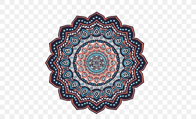 Islam Ornament Mandala Motif, PNG, 500x500px, Watercolor, Cartoon, Flower, Frame, Heart Download Free