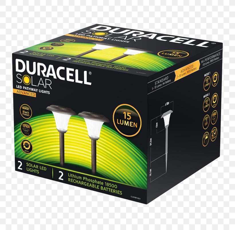 Light Duracell Lumen Solar Lamp Electric Battery, PNG, 800x800px, Light, Brand, Duracell, Electric Battery, Flashlight Download Free