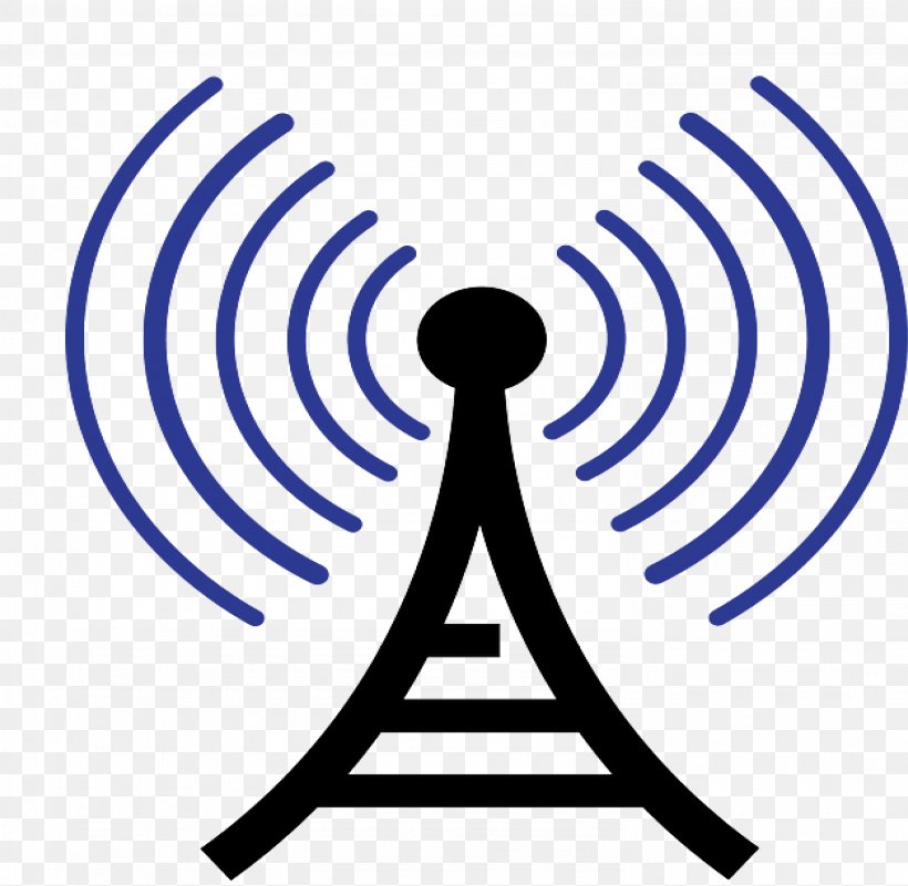 Radio Wave Wireless Radio Broadcasting, PNG, 2977x2909px, Radio Wave, Antenna, Area, Black And White, Broadcasting Download Free