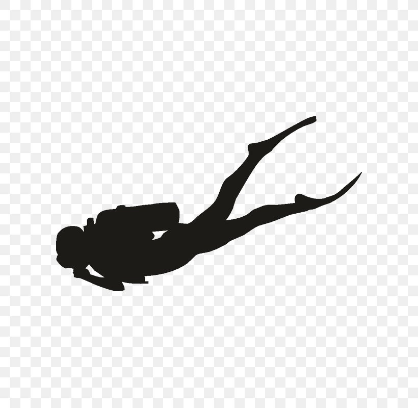 Sticker Decal Underwater Diving Scuba Diving Scuba Set, PNG, 800x800px, Sticker, Advertising, Black, Black And White, Bumper Sticker Download Free
