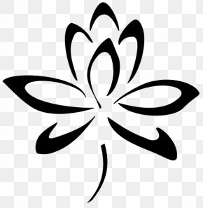 Black Lotus - Floral Design Drawing Flower Sketch PNG