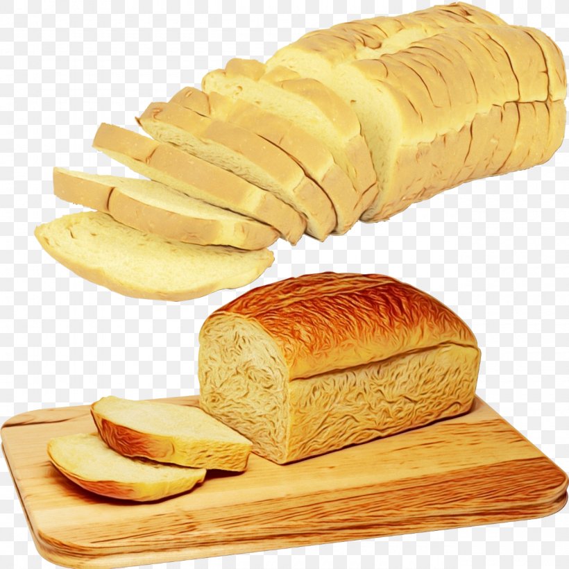 Food Bread Hard Dough Bread Sliced Bread Loaf, PNG, 1280x1280px, Watercolor, Bread, Cuisine, Dish, Food Download Free