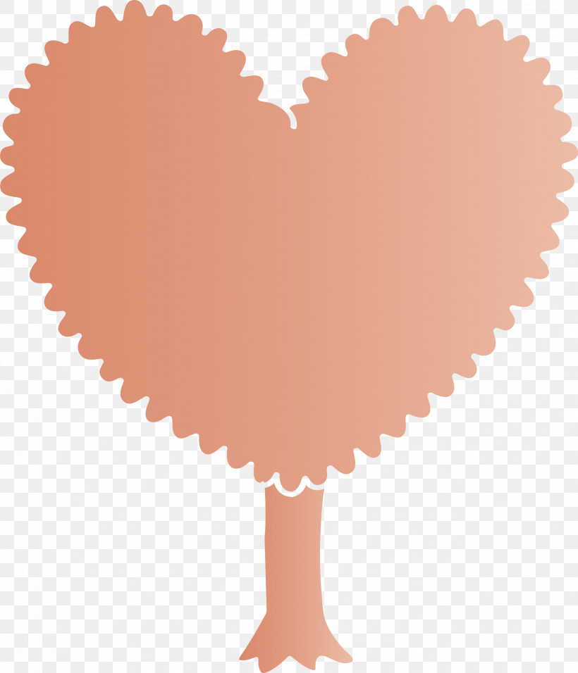 Heart Heart Love Baking Cup Symbol, PNG, 2573x3000px, Cartoon Tree, Abstract Tree, Baking Cup, Heart, Love Download Free