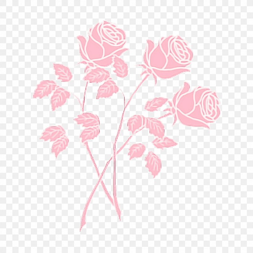 Rose, PNG, 1024x1024px, Pink, Flower, Leaf, Pedicel, Petal Download Free