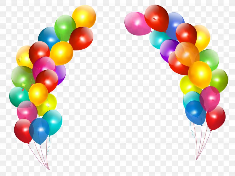 Balloon Birthday Cake Clip Art, PNG, 4944x3702px, Balloon, Birthday, Birthday Cake, Cluster Ballooning, Hot Air Balloon Download Free
