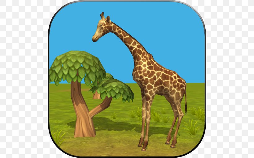 Giraffe Simulator Penguin Simulator Android Bear Simulator, PNG, 512x512px, Giraffe, Android, App Store, Ecosystem, Fauna Download Free