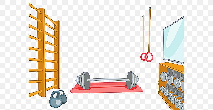 Fitness Centre Physical Exercise Exercise Equipment, PNG, 600x422px, Fitness Centre, Cartoon, Drawing, Exercise Equipment, Games Download Free