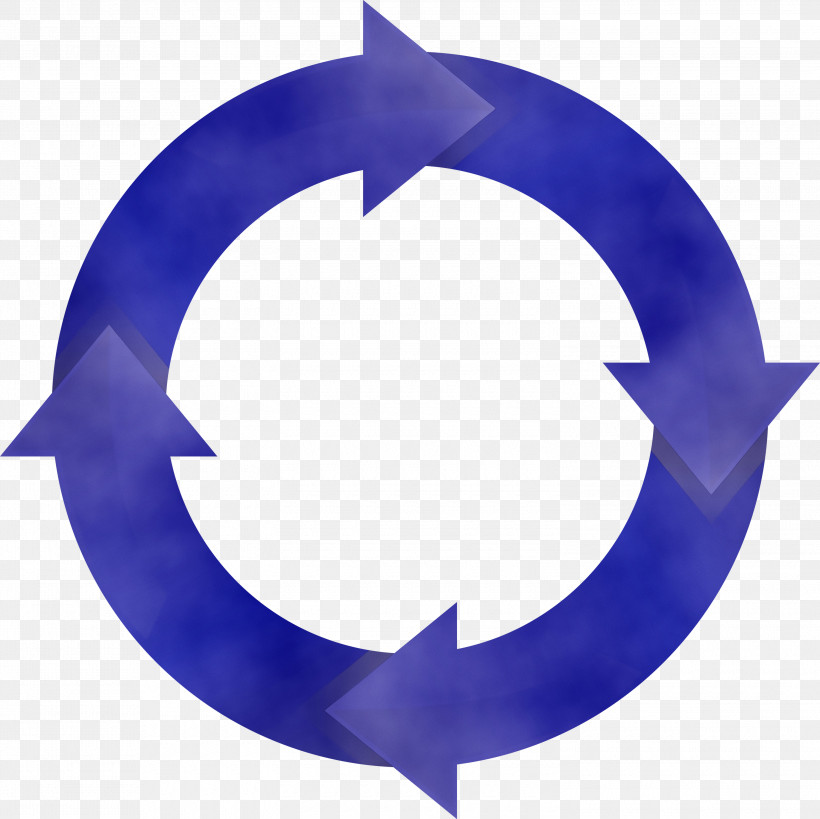 Cobalt Blue Crescent Electric Blue Circle Symbol, PNG, 3000x2999px, Circle Arrow, Circle, Cobalt Blue, Crescent, Electric Blue Download Free