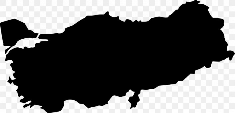 Turkey Vector Map Blank Map, PNG, 1280x617px, Turkey, Black, Black And White, Blank Map, Leaf Download Free