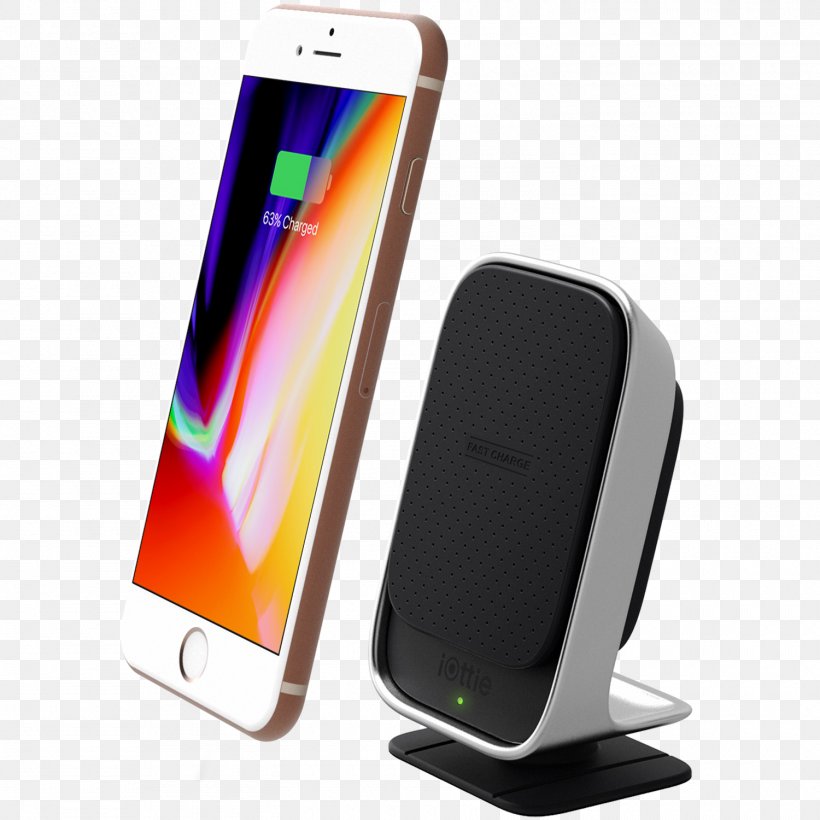 Battery Charger IPhone X Qi Quick Charge Inductive Charging, PNG, 1500x1500px, Battery Charger, Apple, Communication Device, Electronic Device, Electronics Download Free