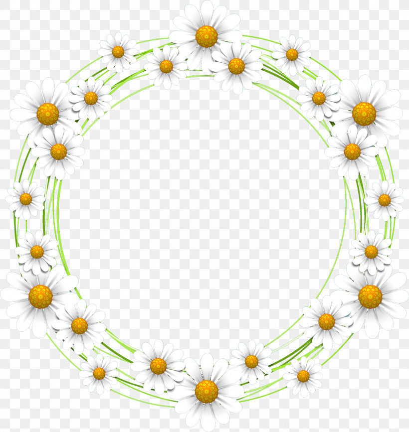 Flower Circle Frame Floral Circle Frame, PNG, 1300x1375px, Flower Circle Frame, Camomile, Chamomile, Circle, Daisy Download Free