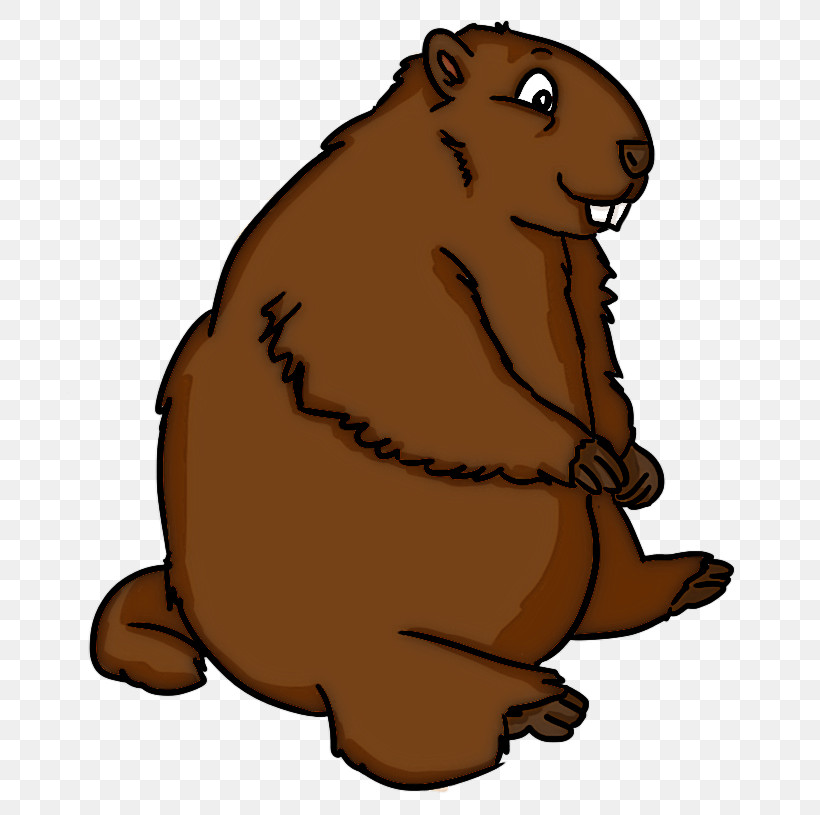 Groundhog Day, PNG, 706x815px, Groundhog, Beaver, Capybara, Cartoon, Gopher Download Free