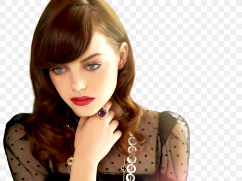 Hair Cartoon, PNG, 2308x1732px, Emma Stone, Actress, Bangs, Beauty, Beige Download Free