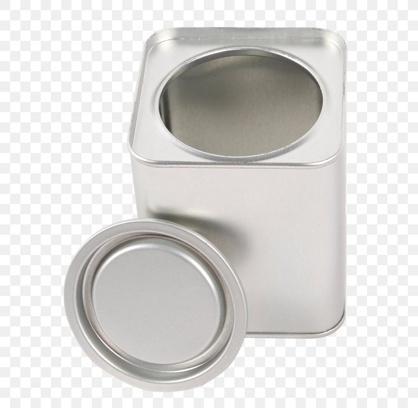 Silver Tea Caddy Tin Box, PNG, 800x800px, Silver, Black Tea, Box, Hardware, Lid Download Free