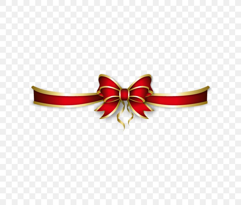 Christmas Ribbon Gift Euclidean Vector, PNG, 700x700px, Christmas, Christmas Card, Decorazione Onorifica, Red, Ribbon Download Free
