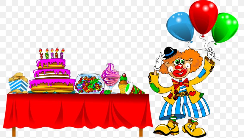 Clown Birthday Illustration, PNG, 800x464px, Clown, Balloon, Birthday, Cartoon, Circus Download Free