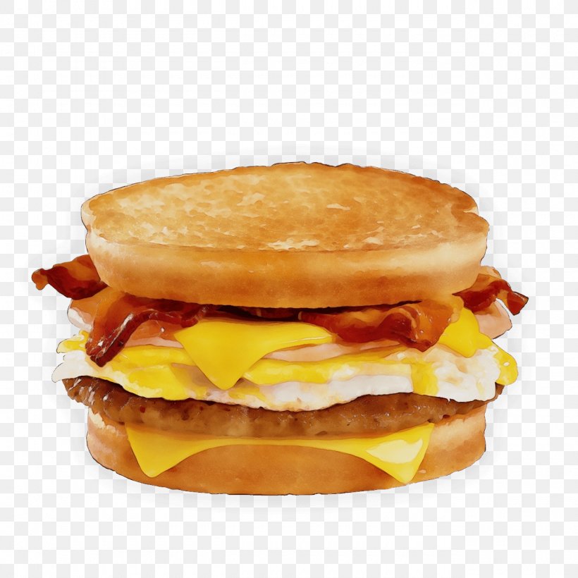 Hamburger, PNG, 1280x1280px, Watercolor, Breakfast Roll, Breakfast Sandwich, Cheeseburger, Cuisine Download Free