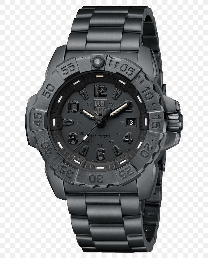 Luminox Navy Seal Colormark 3050 Series United States Navy SEALs Watch, PNG, 664x1020px, Luminox, Black, Brand, Hardware, Metal Download Free