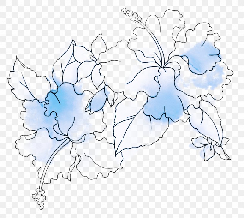 White Blue Plant Flower Petal, PNG, 945x845px, White, Blue, Flower, Line Art, Petal Download Free