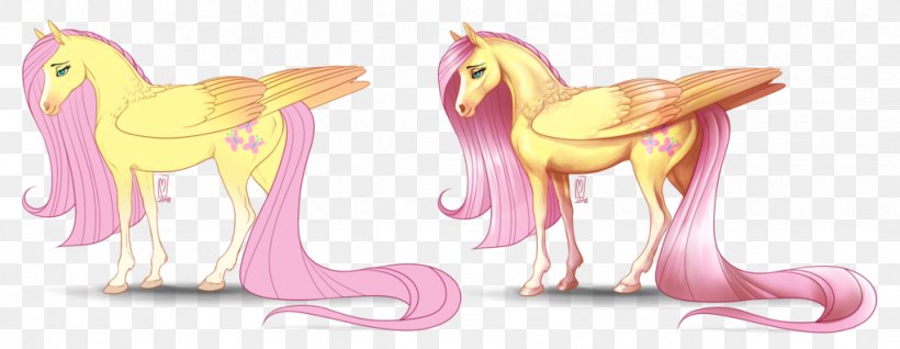 Pony Horse Mare Fluttershy Equine Anatomy, PNG, 1023x397px, Watercolor, Cartoon, Flower, Frame, Heart Download Free