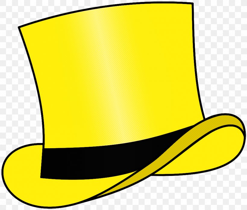 Yellow Clip Art Costume Hat Line Hat, PNG, 1000x850px, Yellow, Costume Accessory, Costume Hat, Cylinder, Fashion Accessory Download Free