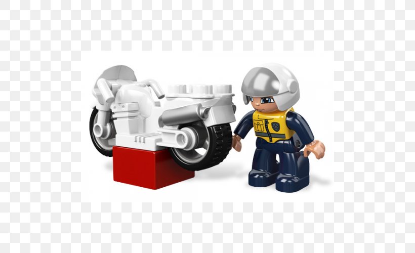 LEGO 5679 Duplo Police Bike Motorcycle Toy, PNG, 500x500px, Lego, Amazoncom, Construction Set, Figurine, Lego City Download Free
