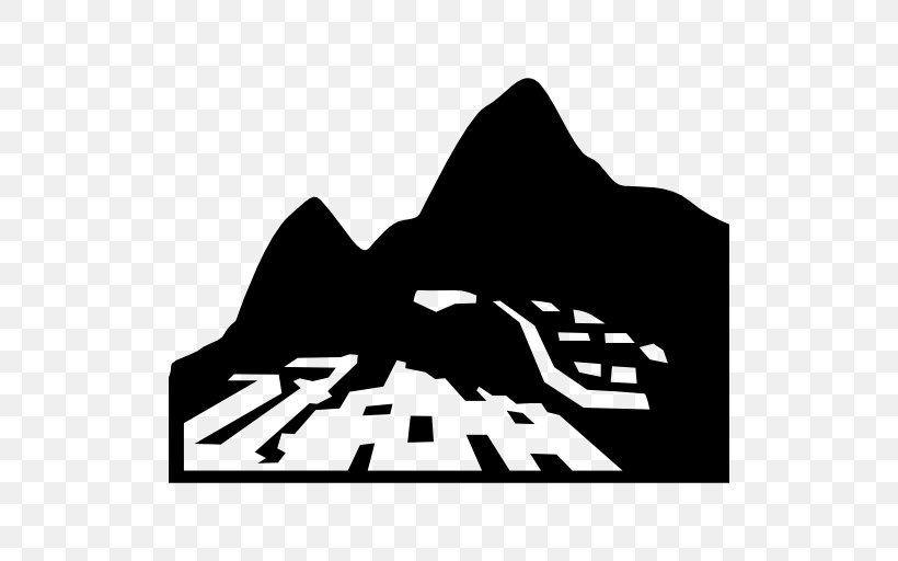 Machu Picchu Aguas Calientes, Peru Huayna Picchu Colosseum New7Wonders Of The World, PNG, 512x512px, Machu Picchu, Aguas Calientes Peru, Area, Black, Black And White Download Free