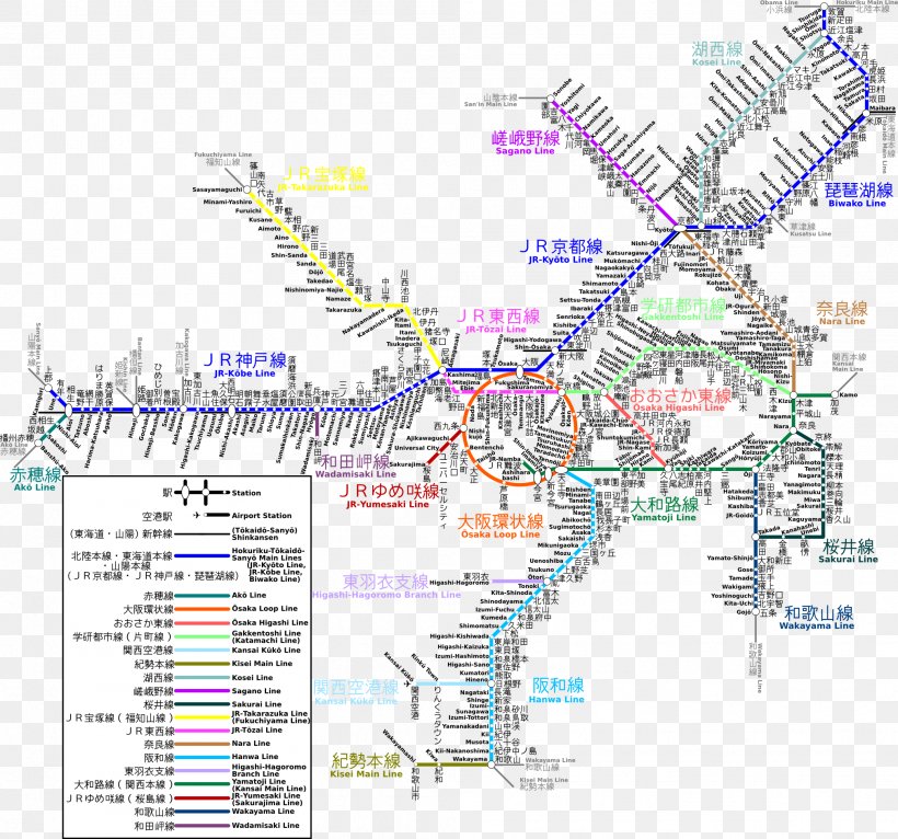 Ōsaka Station Kyoto Tokyo Station Train East West MRT Line, PNG, 2021x1890px, Kyoto, Area, Diagram, East West Mrt Line, Engineering Download Free
