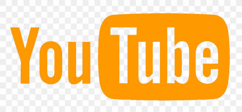 YouTube Logo Yellow Orange S.A. GIF, PNG, 1218x565px, Youtube, Area, Brand, Logo, Orange Download Free
