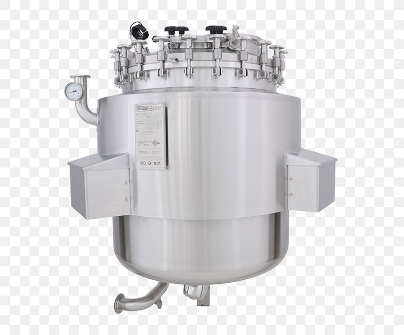 Bioreactor Pressure Vessel BINDER Chemical Substance Stainless Steel, PNG, 576x680px, Bioreactor, Binder, Chemical Substance, Container, Current Transformer Download Free