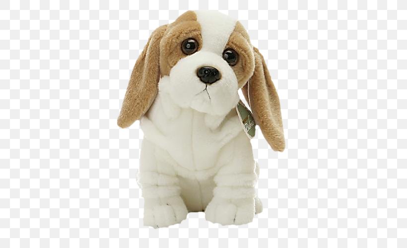 Puppy Beagle Dog Breed Basset Hound Stuffed Animals & Cuddly Toys, PNG, 500x500px, Watercolor, Cartoon, Flower, Frame, Heart Download Free