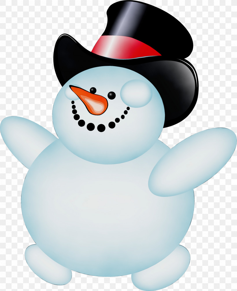 Snowman, PNG, 2583x3175px, Watercolor, Carrot, Cartoon, Coloring Book, Computer Download Free