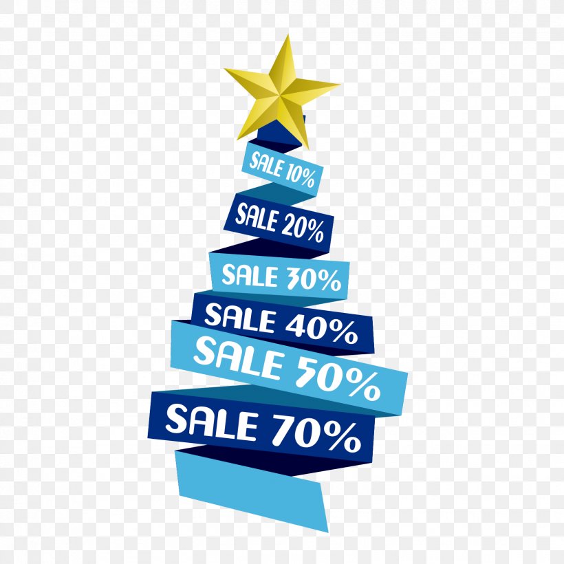 Christmas Tree Discounts And Allowances Ribbon, PNG, 1622x1622px, Christmas, Artificial Christmas Tree, Blue, Brand, Christmas Tree Download Free