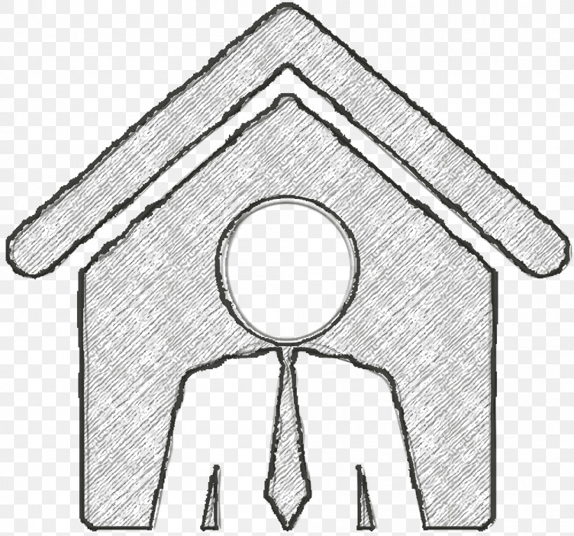 Real Estate Agent Icon Real Estate 5 Icon Seller Icon, PNG, 998x932px, Real Estate 5 Icon, Black, Black And White, Clothing, Line Download Free