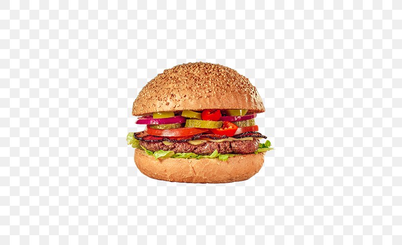 Cheeseburger Buffalo Burger Whopper Breakfast Sandwich Hamburger, PNG, 500x500px, Cheeseburger, American Food, Baguette, Breakfast, Breakfast Sandwich Download Free